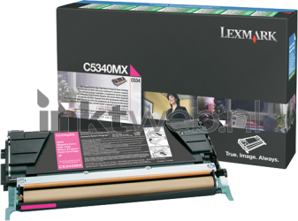 Lexmark C534 magenta Combined box and product