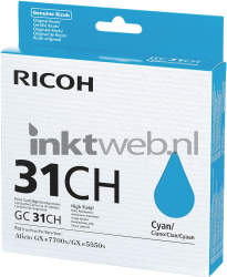 Ricoh GC-31HC cyaan Product only