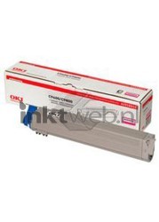 Oki C9600/C9650/C9800/C9850 Toner magenta Combined box and product