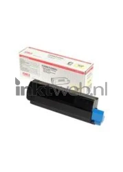 Oki 43034808 Toner zwart Combined box and product