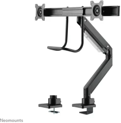 Neomounts Select NM-D775DXBLACK | 2-monitor arm met bureauklem zwart 