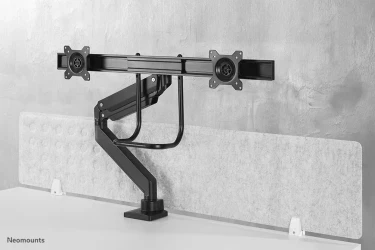 Neomounts Select NM-D775DXBLACK | 2-monitor arm met bureauklem zwart 