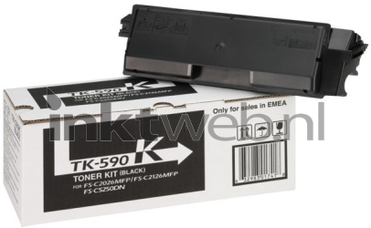 Kyocera Mita TK-590 zwart Front box