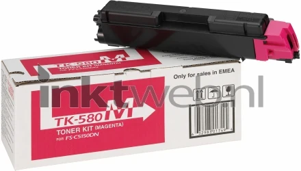 Kyocera Mita TK-580 magenta Combined box and product