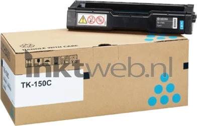 Kyocera Mita TK-150C cyaan Combined box and product