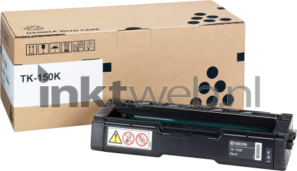 Kyocera Mita TK-150BK zwart Combined box and product