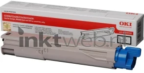 Oki C3300/C3400/C3450/C3600 Toner HC zwart