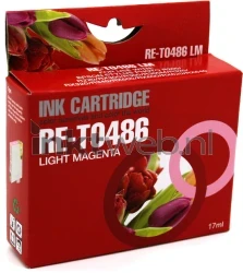 Huismerk Epson T0486 licht magenta Front box