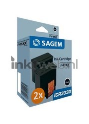 Sagem ICR-333S zwart Front box