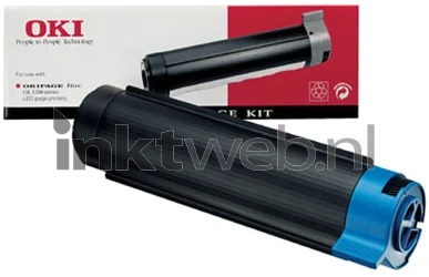 Oki 43979102 Toner zwart Combined box and product