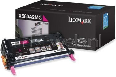 Lexmark x560a2mg magenta Combined box and product