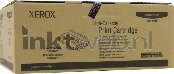 Xerox PH3428 zwart Combined box and product