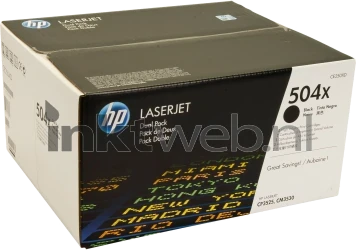 HP 504XD 2-pack zwart Front box