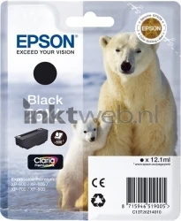 Epson 26XL zwart Front box