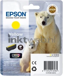 Epson 26 geel Front box