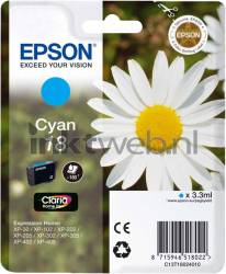 Epson 18 cyaan Front box