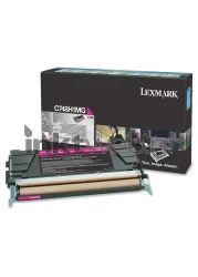 Lexmark C748 magenta Combined box and product