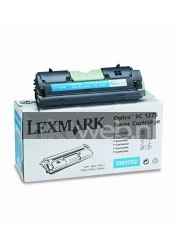 Lexmark Optra sc1275 cyaan Combined box and product