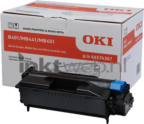 Oki 44574307 zwart Combined box and product