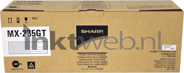 Sharp MX-235GT zwart Front box
