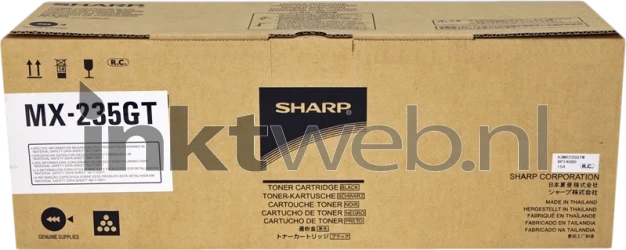 Sharp MX-235GT zwart Front box