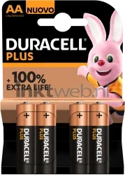 Duracell AA Plus 100% 4-pack Front box