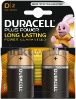 Duracell D Plus 100% 2-pack (Transport schade)