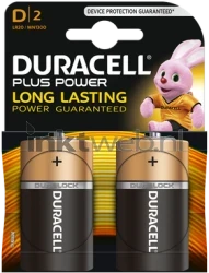 Duracell D Plus 100% 2-pack Product only