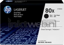 HP 80X Duo-Pack zwart