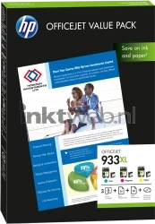 HP 933XL 3-pack kleur Front box