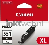 Canon CLI-551XL (Opruiming tape resten) zwart