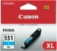 Canon CLI-551XL cyaan (Origineel Hoge Capaciteit)