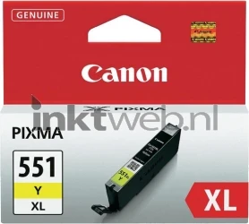 Canon CLI-551XL geel Front box