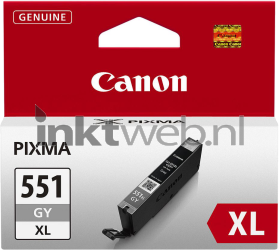Canon CLI-551XL grijs Front box