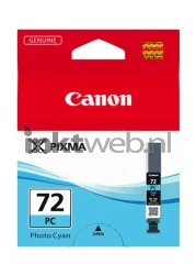 Canon PGI-72 foto cyaan Front box