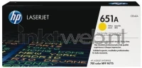 HP 651A (Opruiming plakresten) geel