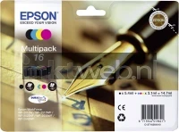 Epson 16 Multipack (MHD 2017) zwart en kleur