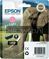 Epson 24XL (Sticker resten) licht magenta
