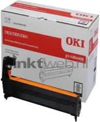 Oki C822 zwart Combined box and product