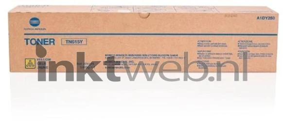 Konica Minolta TN-615 geel Front box