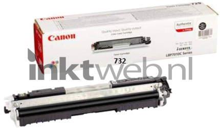 Canon CRG-732 zwart Combined box and product