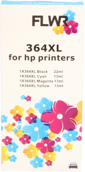FLWR HP 364XL Multipack zwart en kleur Front box