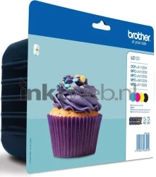 Brother LC-123 Value-pack zwart en kleur Front box