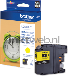 Brother LC-125XLY geel Combined box and product
