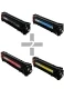 Huismerk HP 125A / 716 Multipack (2 sets) zwart en kleur (Huismerk (compatible))