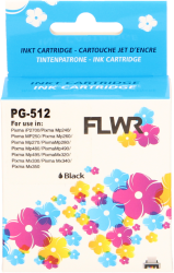 FLWR Canon PG-512 zwart Front box