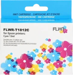 FLWR Epson 18XL cyaan Front box