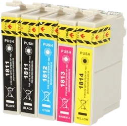 FLWR Epson 18XL Multipack zwart en kleur Product only