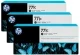 HP 771C 3-pack mat zwart (Origineel)
