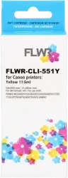 FLWR Canon CLI-551XL geel Front box